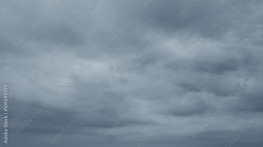 Cloudy sky in rainy season - obrazy, fototapety, plakaty 