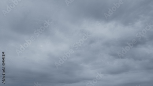 Cloudy sky in rainy season