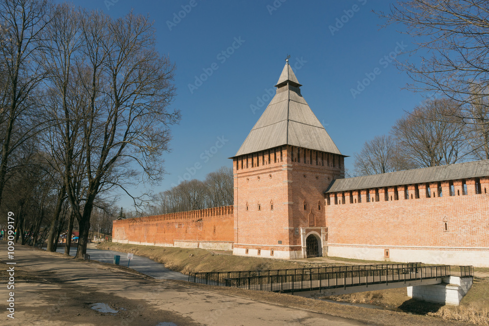 Kremlin wall in Smolensk-6.