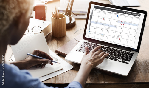 Calendar Planner Organization Management Remind Concept photo