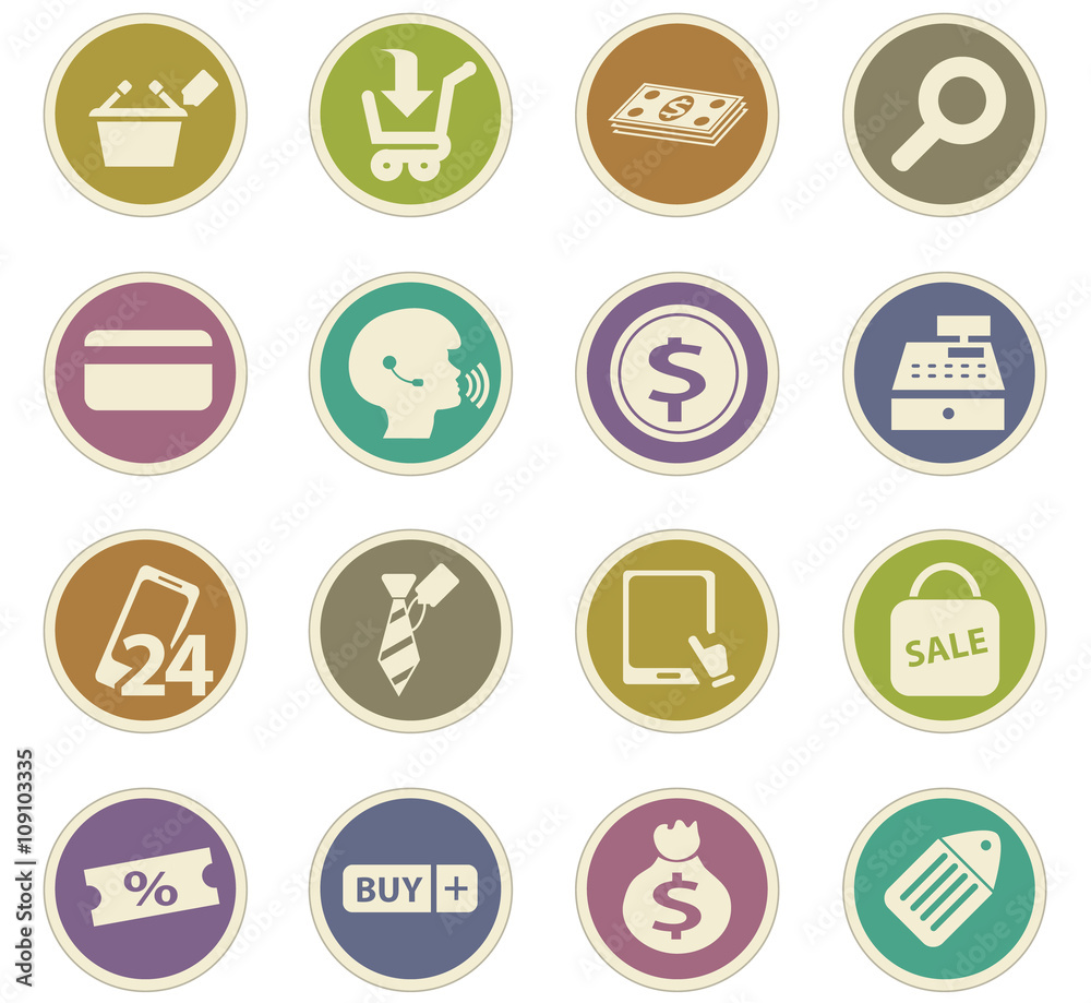 E-commerce icons set E-commerce icons set