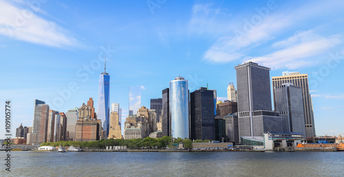 Fototapeta Naklejka Na Ścianę i Meble -  Panorama view of Manhattan