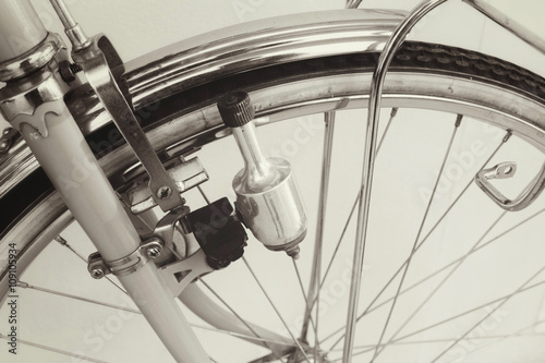 Vintage bicycle wheel