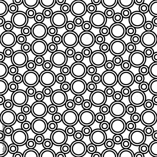 Vector hipster seamless geometry pattern, black and white abstract geometric background, subtle pillow print, monochrome retro texture, modern fashion design