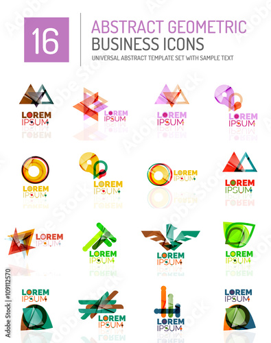 Abstract business icons