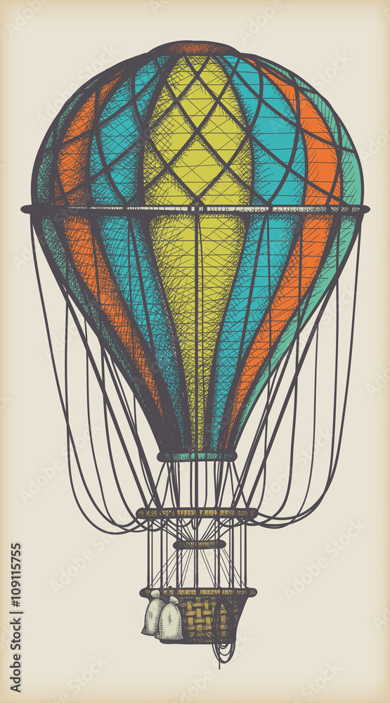 Obraz premium Old Air Balloon