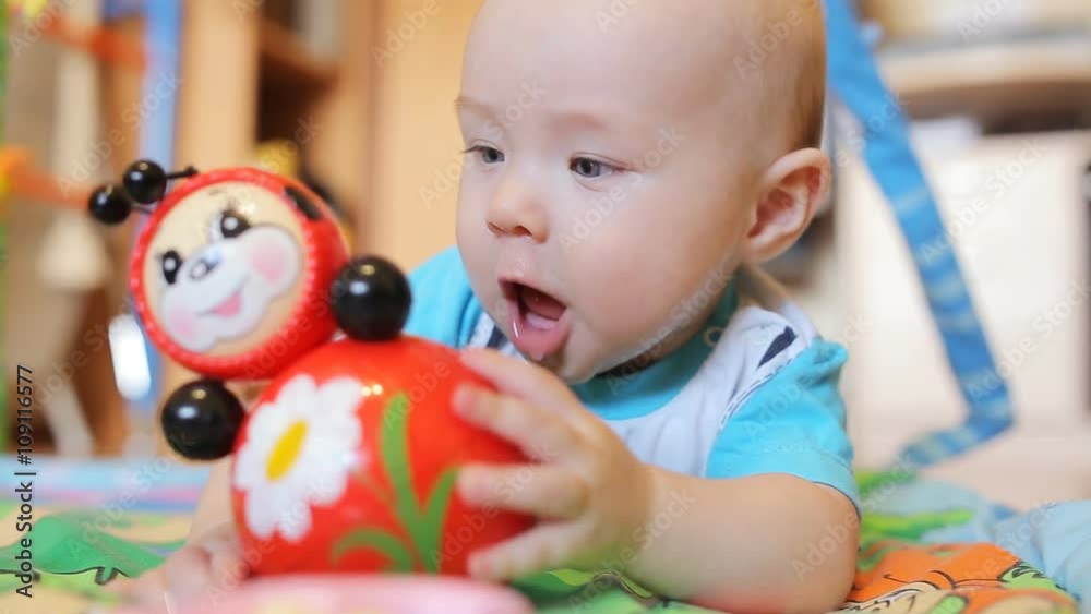 Little Baby Plays On The Floor, Sound Included Little Baby Plays On The Floor, Sound Included