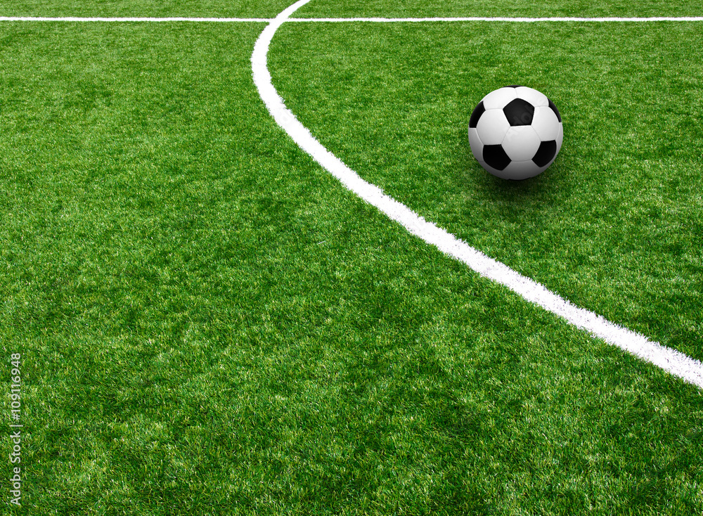 Soccer on the stadium Soccer on the stadium