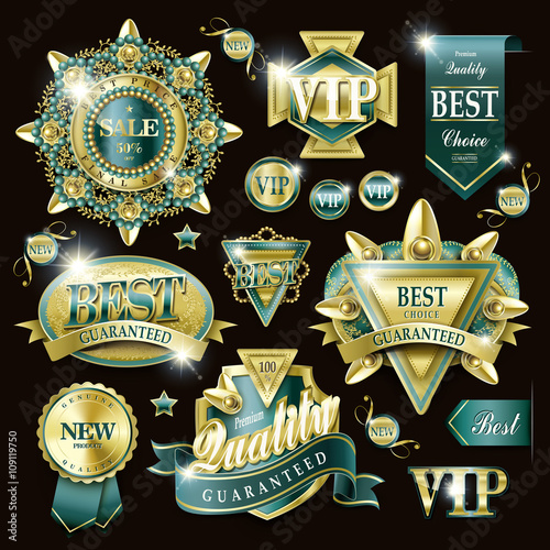 premium quality labels collection