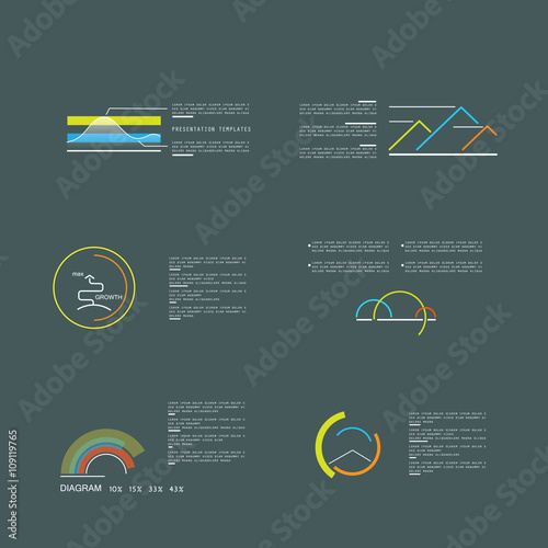 Set of graphs and charts
