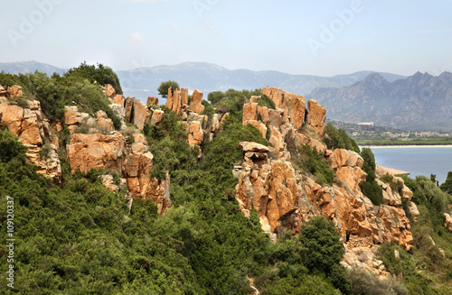 Landscape near Arbatax. Sardinia. Italy