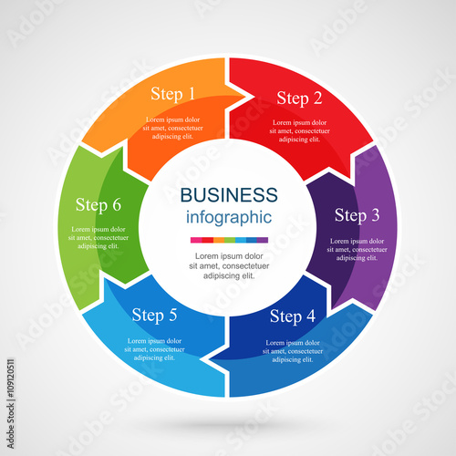 Vector infographics template