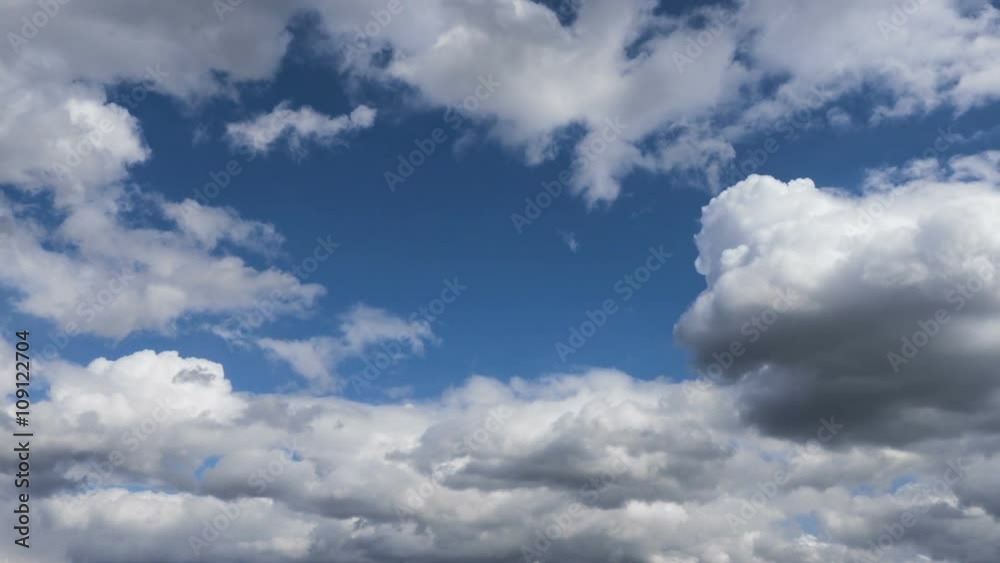 Timelapse of cloudscape on a stormy spring day Timelapse of cloudscape on a stormy spring day