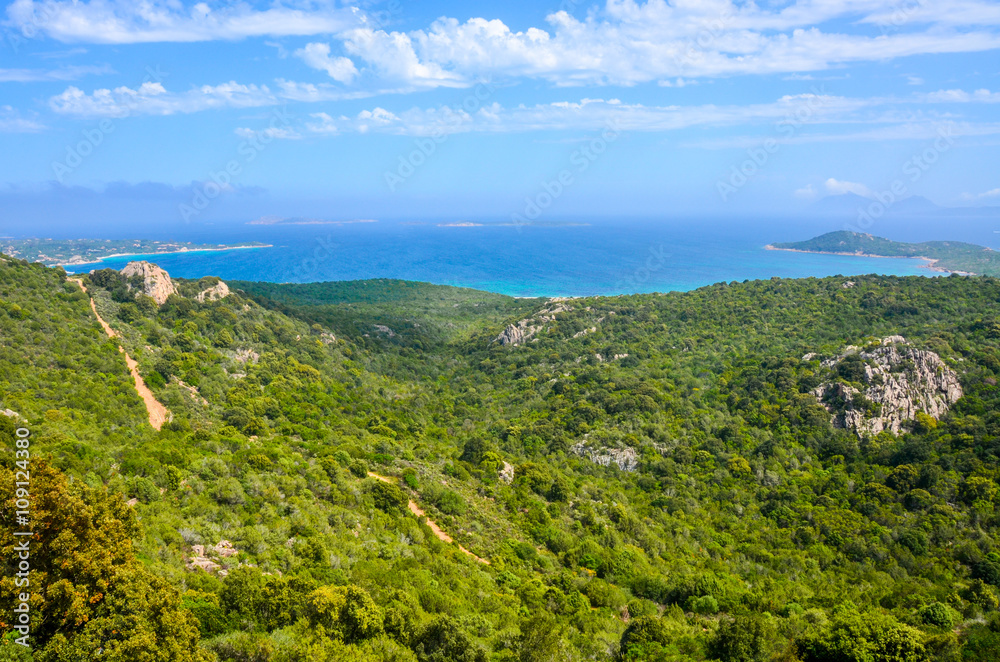 Costa Smeralda - beautiful coast of Sardinia, Italy