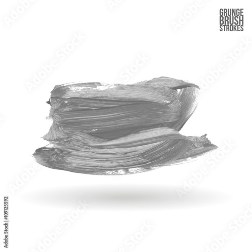 Brush stroke and texture. Vector design.