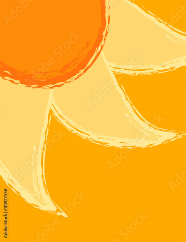 Summer sun artistic background design