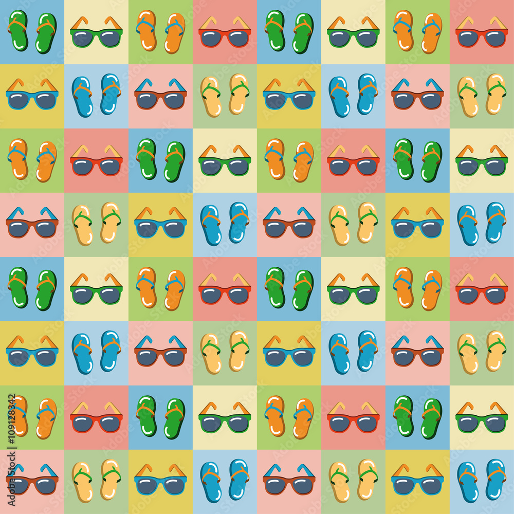 Obraz premium Summer pattern