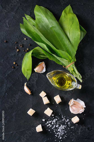 Bunch of fresh ramson