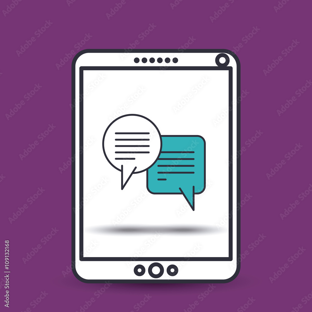 flat line icon design