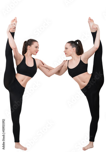 twin gymnasts