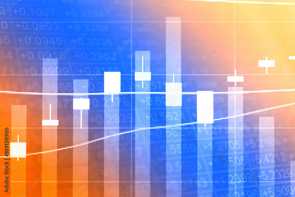 Financial data on a monitor. Finance data concept. stock market Financial data on a monitor. Finance data concept. stock market