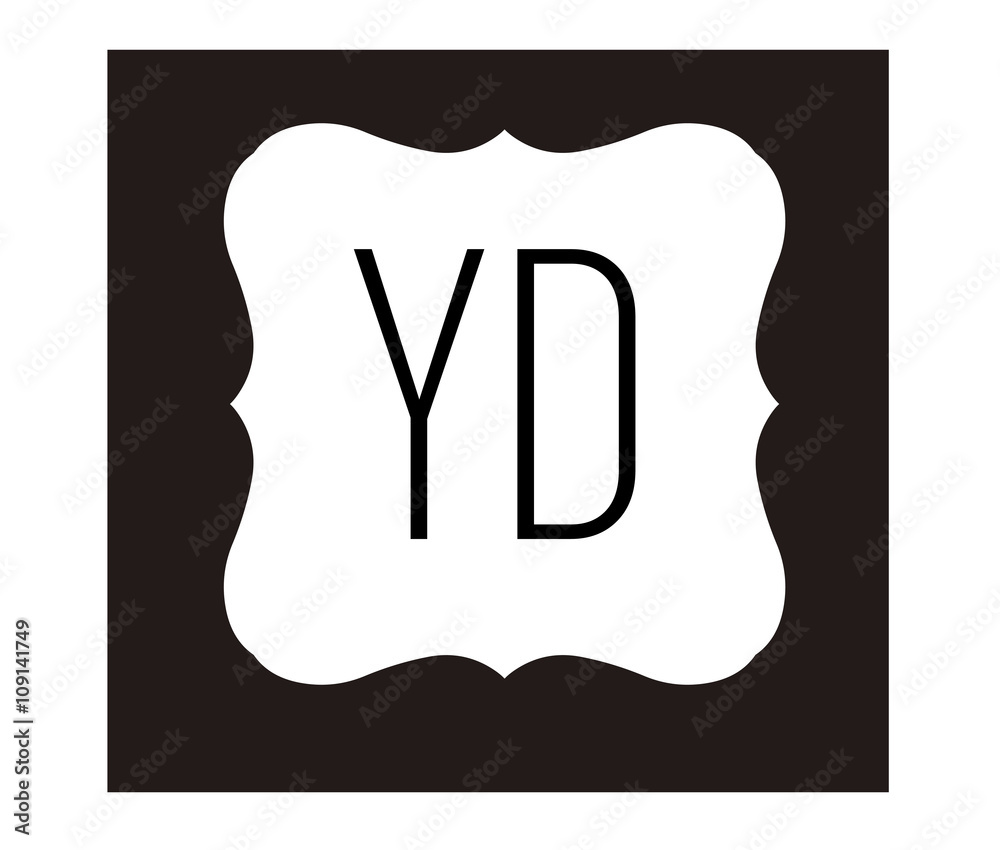 YD Initial Logo for your startup venture