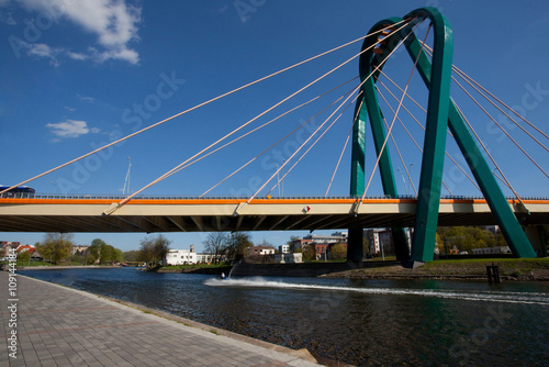

Nazwa pliku:
Most wantowy na Brdzie, Bydgoszcz, Polska 
Cable stayed bridge - Brda River in Bydgoszcz , Poland 