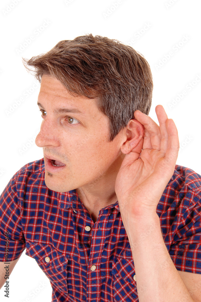 Jung man is hard of hearing. Jung man is hard of hearing.