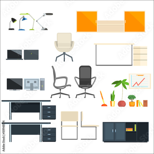 Office Furniture And Objects Collection