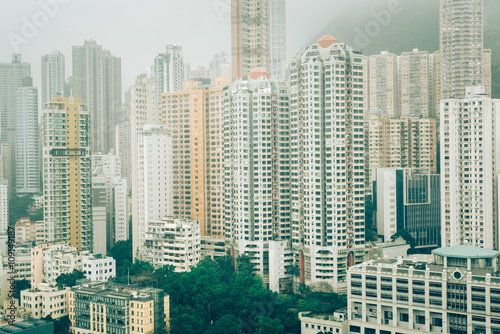 Canvas Print apartments in hongkong