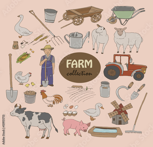 Farm doodles