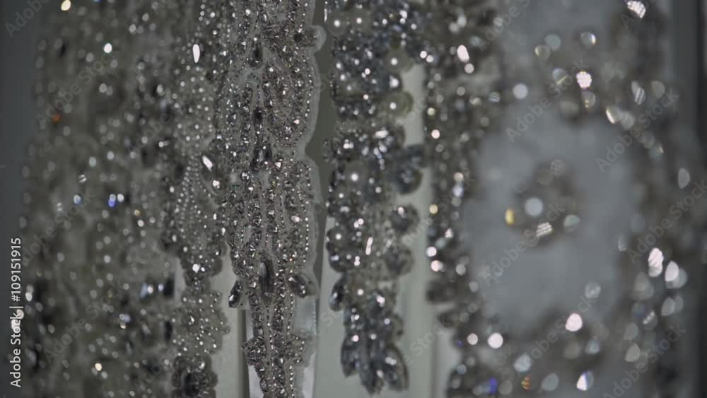 Diamond Brooch at Luxury Wedding Dress