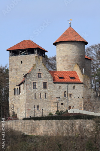 Die Burg Normannstein bei Treffurt in Thüringen photo