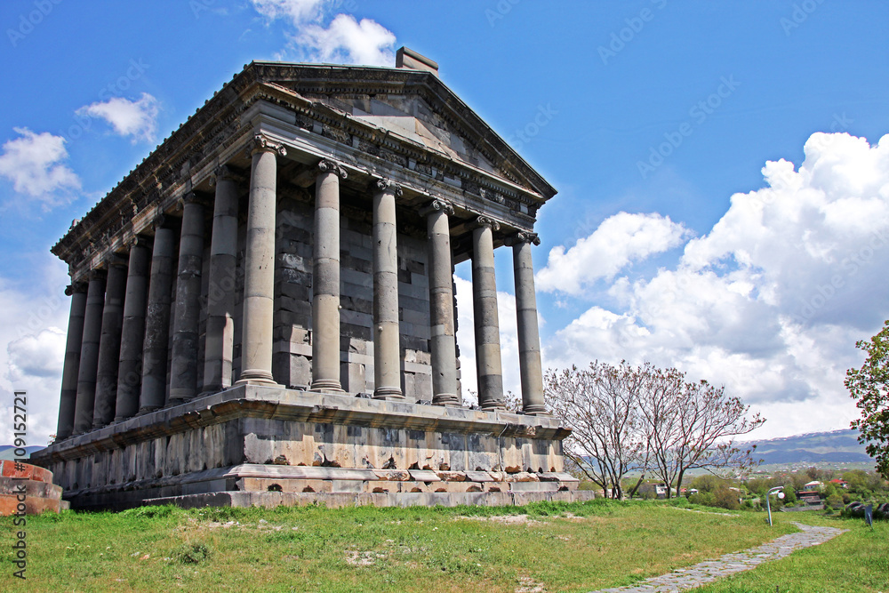 The ancient Greek temple at Garni, Armenia