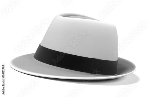 3d renderings of fedora hat photo