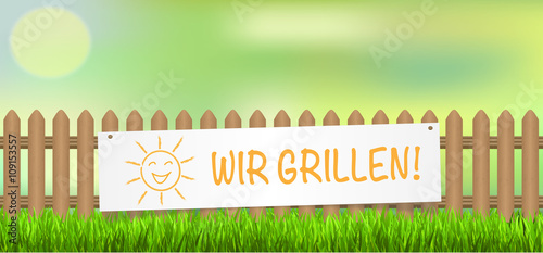 Wir grillen!