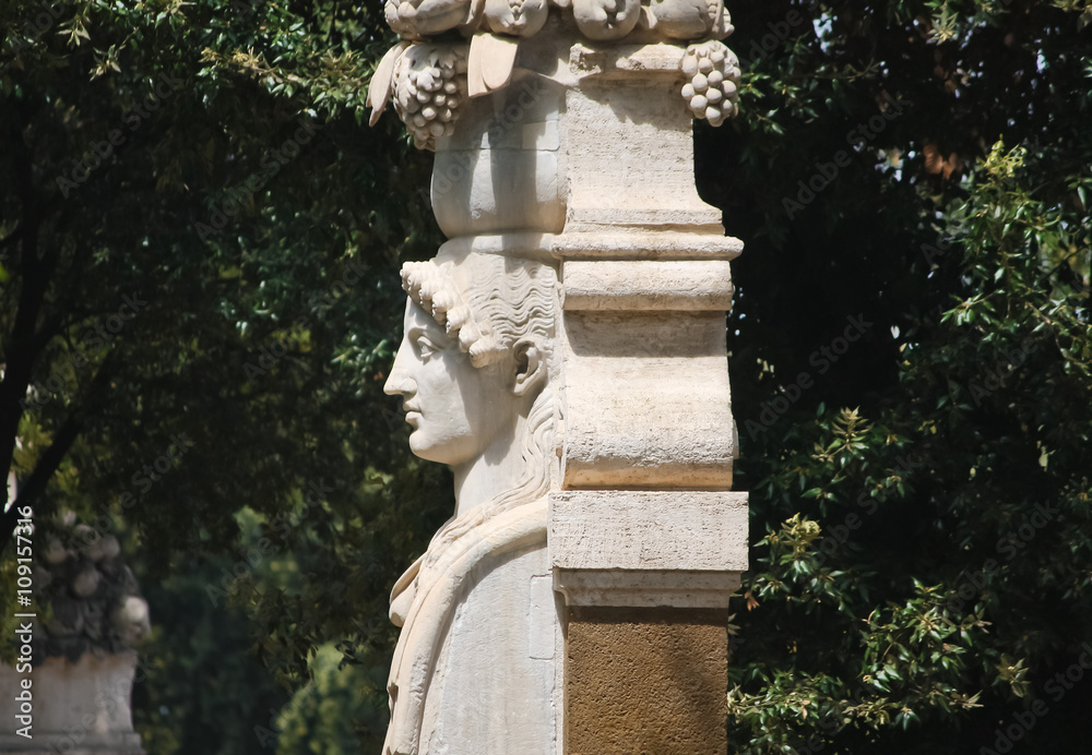 Obraz premium Statue face profile
