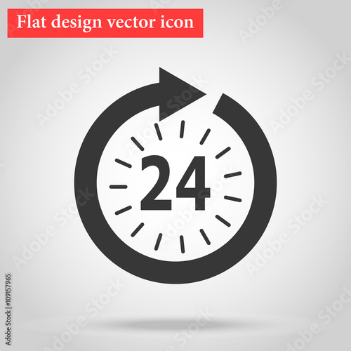 Icon watch timetable 24 hours 