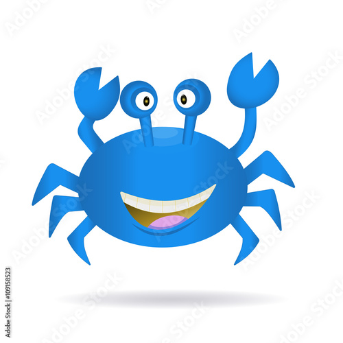 Hand Drawn Blue Crab