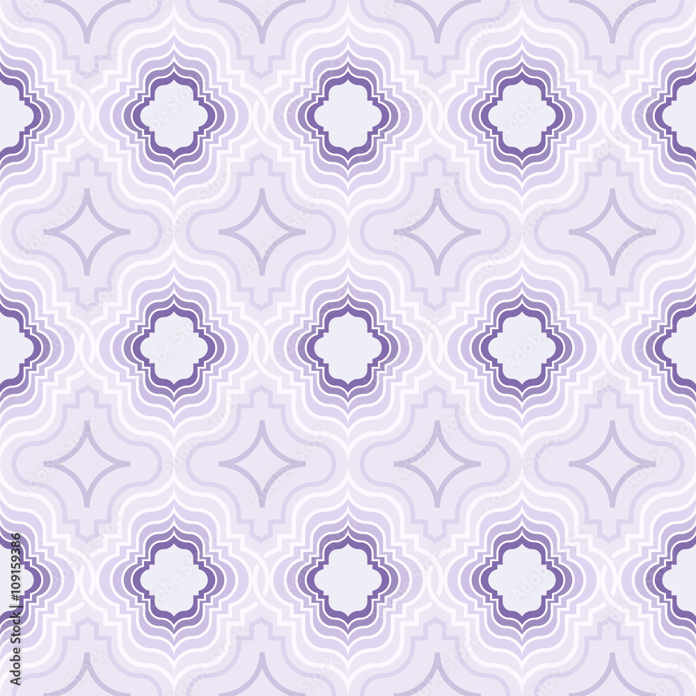 Abstract seamless oriental ornate purple vector pattern. Abstract seamless oriental ornate purple vector pattern.