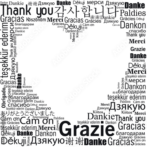 thanks in different languages design 