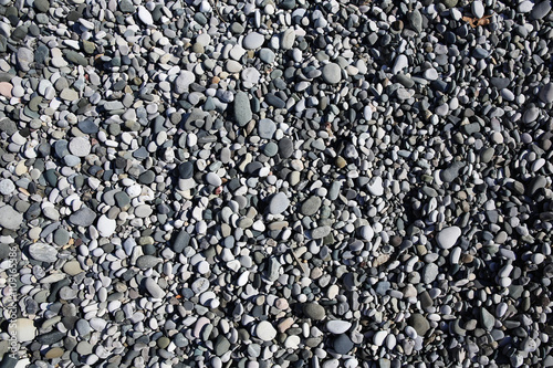 Beach round pebbles texture