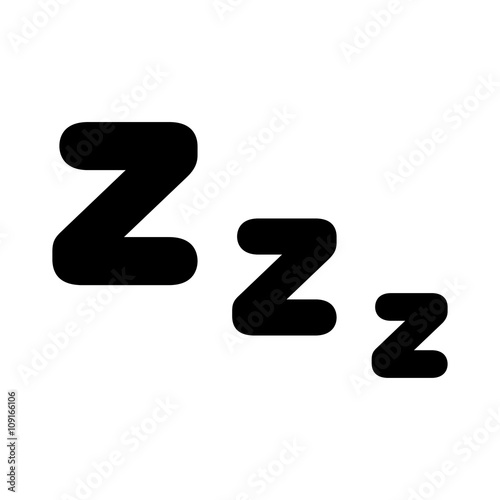sleeping rest icon