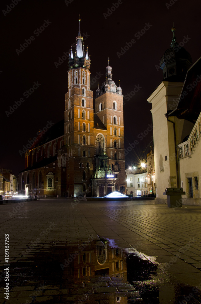Saint Mary's Church in Krakow 