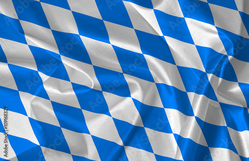 Bayern flag - Oktoberfest fabric background