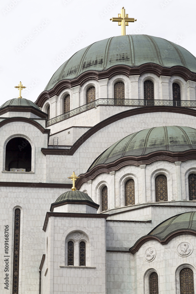 The Serbian Orthodox Christian Church of St Sava , Belgrade, Serbia.