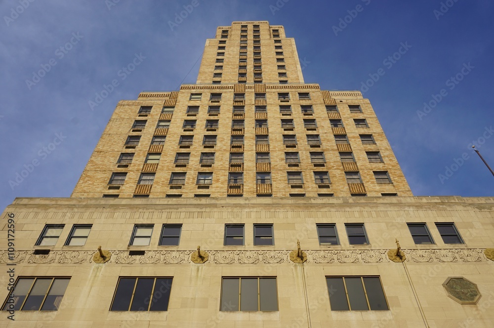 The historic Netherland Plaza Hotel Carew Tower in Cincinnati, Ohio