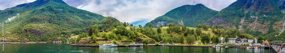 Country summer landscape, Norway