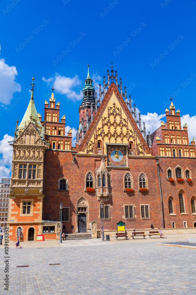 Obraz City Hall in Wroclaw
