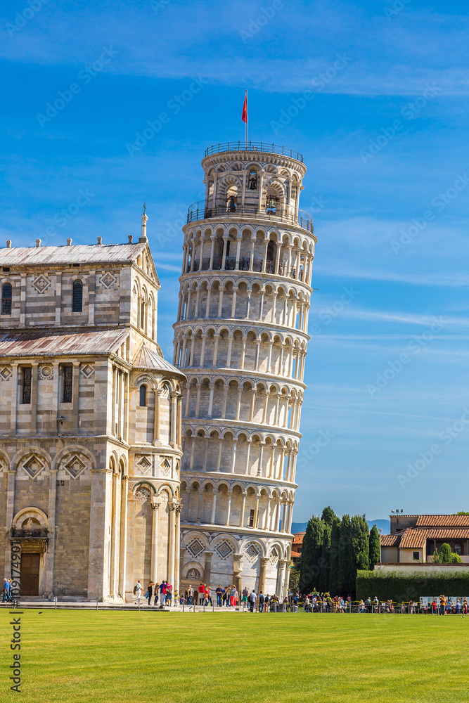 Leaning tower and Pisa cathedral